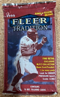 1999 Fleer Tradition Retail Football Pack
