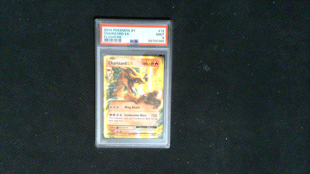 PSA 9 Pokemon Charizard EX Flashfire 12/108 (Card is actually Evolutions but labeled wrong)