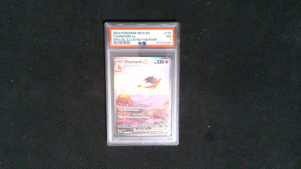 PSA 7 Pokemon Charizard ex Pokemon 151 199/165
