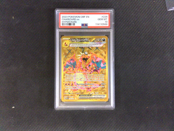 PSA 10 Pokemon Charizard EX