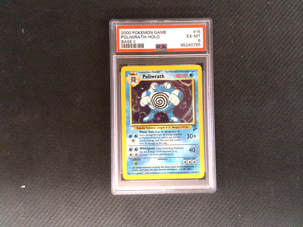 PSA 6 Pokemon Poliwrath
