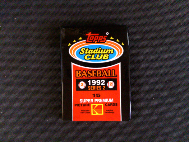 1992 Topps Stadium Club Series 2 Baseball Pack