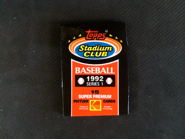 1992 Topps Stadium Club Series 1 Baseball Pack
