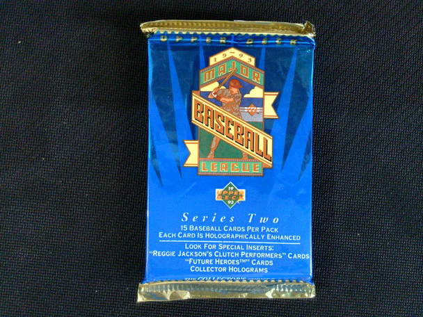 1993 Upper Deck Baseball Series 2 Pack