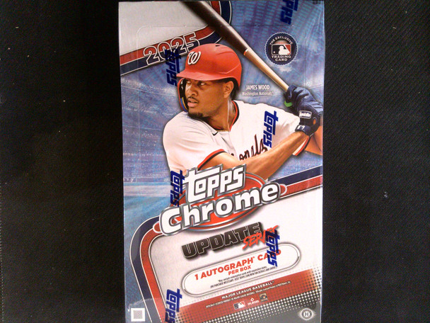 2025 Topps Chrome Update Series Baseball Hobby Box