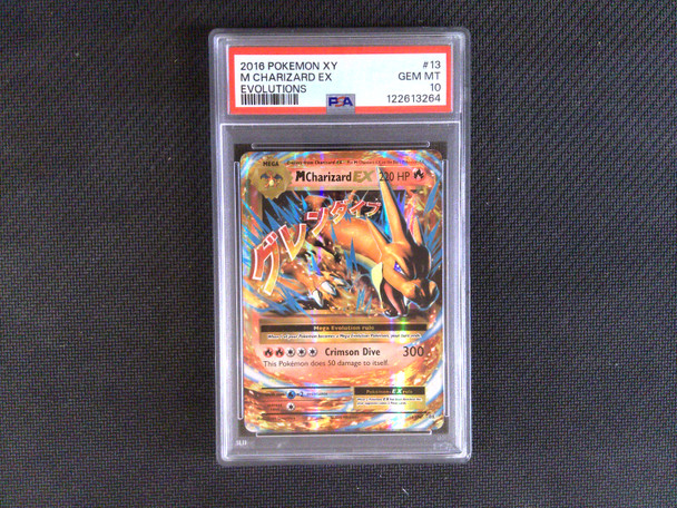 PSA 10 Pokemon M Charizard EX XY Evolutions #13