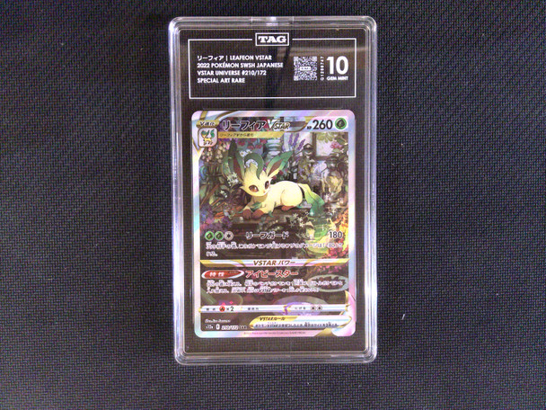 TAG 10 Japanese Pokemon Leafeon VSTAR Universe #210/172