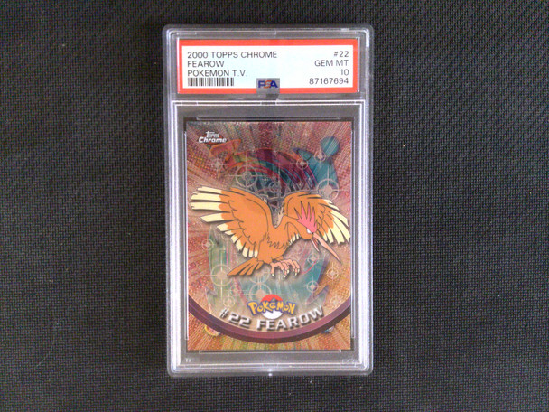 PSA 10 PokemonFearow #22 2000 Topps Chrome