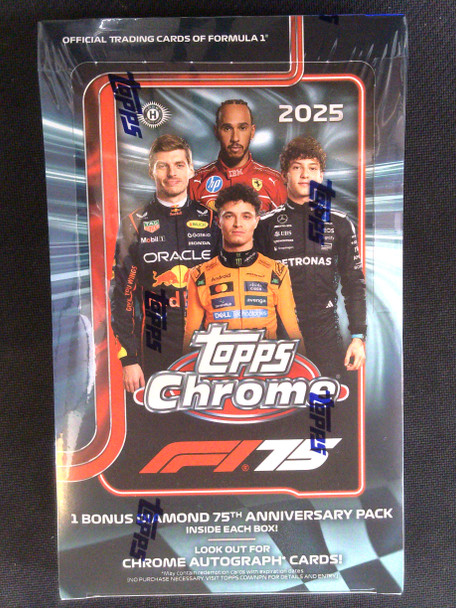 2025 Topps Chrome Formula 1 Racing Hobby Box