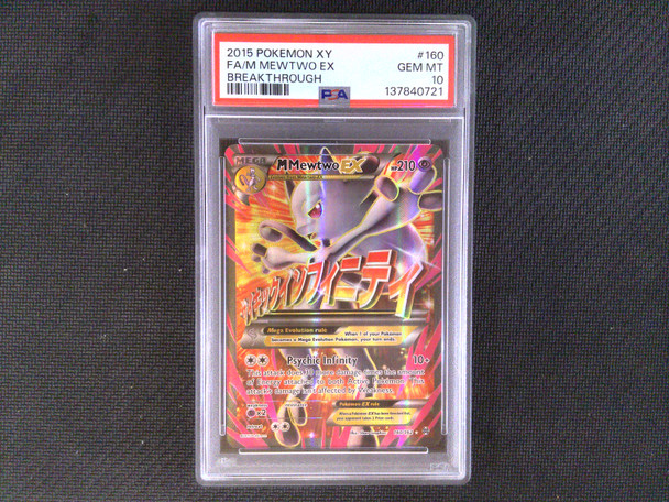 PSA 10 M Mewtwo X Full Art #160