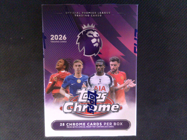 2026 Topps Chrome Premier League Soccer Blaster Box