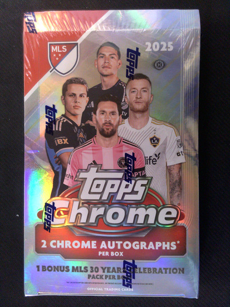 2025 Topps MLS Chrome Soccer Hobby Box