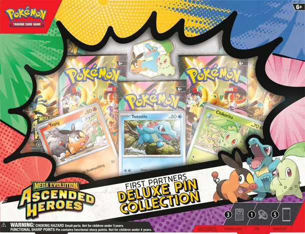 Pokemon: Ascended Heroes First Partners Deluxe Pin Collection