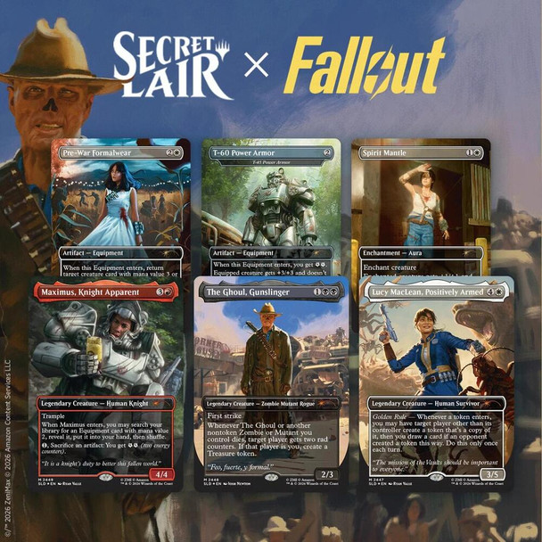 Magic The Gathering:- Secret Lair Drop: Secret Lair x Fallout: Beyond Vault 33 | Non-Foil Edition