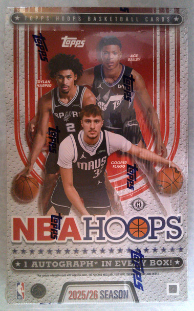 2025/26 Topps NBA Hoops Basketball Hobby Box