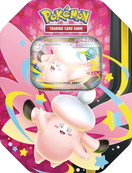 Pokemon: Mega Moonlit Tin [Mega Clefable ex]