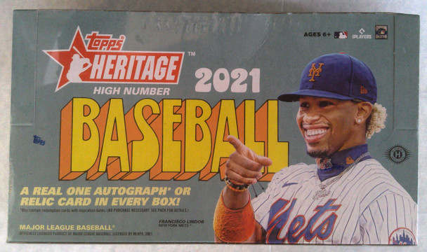 2021 Topps Heritage High Number Baseball Hobby Box