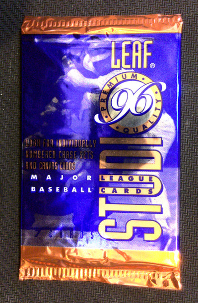 1996 Leaf Studio Baseball Pack