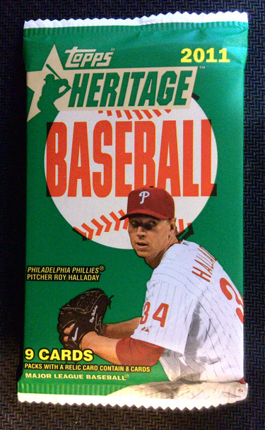 2011 Topps Heritage Baseball Pack