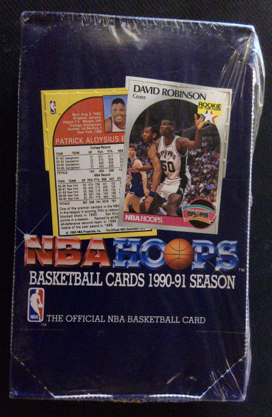 1990/91 NBA Hoops Basketball Box