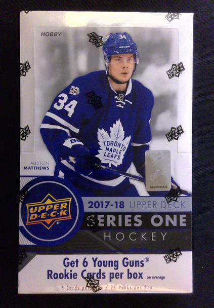 2017/18 Upper Deck Series 1 Hockey Hobby Box