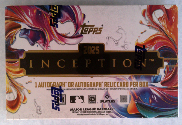 2025 Topps Inception Baseball Hobby Box