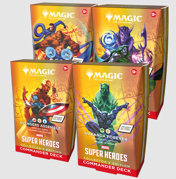 Marvel Super Heroes Collecter's Edition Commander Deck Case