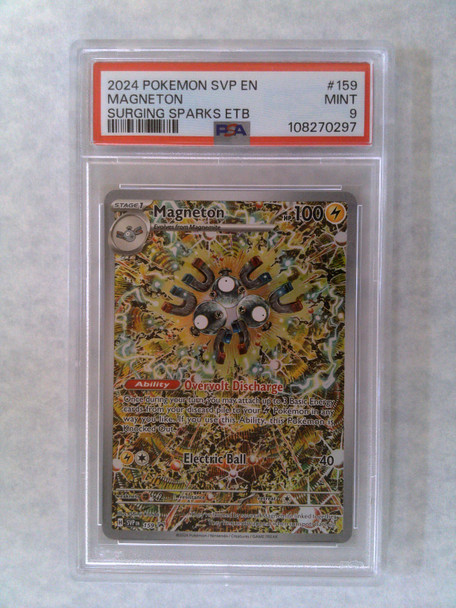 Pokemon PSA 9 Magneton ETB Promo 159