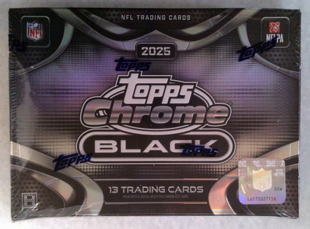 2025 Topps Chrome Black Football Hobby Box