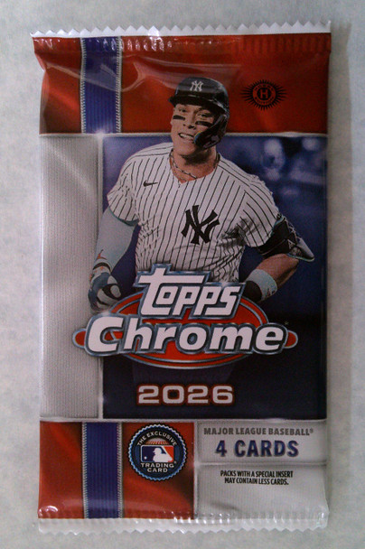 2026 Topps Chrome Baseball Hobby Pack