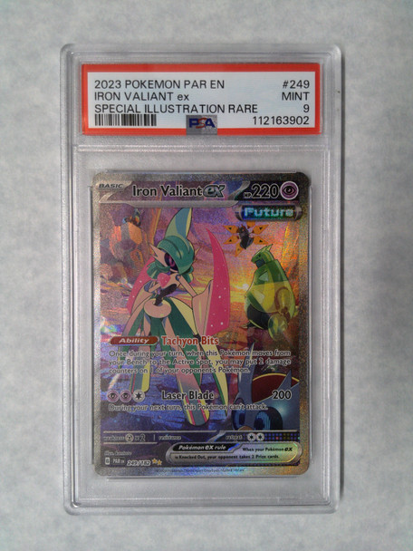 Pokemon PSA 9 Iron Valiant EX Paradox Rift SIR 249/182