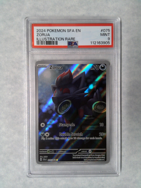 Pokemon PSA 9 Zorua Shrouded Fable IR 075/064