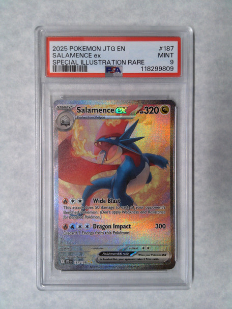 Pokemon PSA 9 Salamance EX SIR 187/159