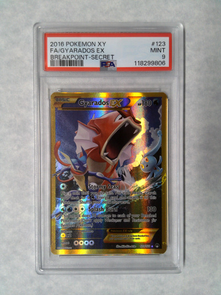 Pokemon PSA 9 Gyarados EX XY BREAKpoint 123/122