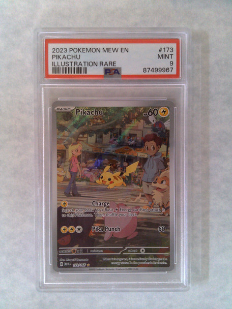 Pokemon PSA 9 Pikachu 151 Illustration Rare 173/165