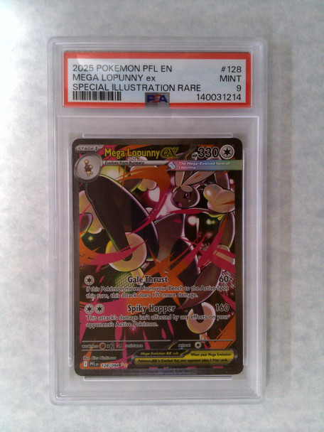 Pokemon PSA 9 Mega Lopunny EX Phantasmal Flames SIR 128/094