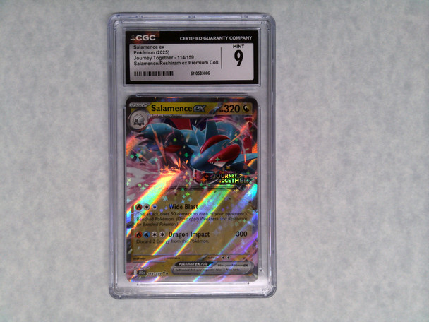 Pokemon CGC 9 Salamance EX Journey Together 114/159