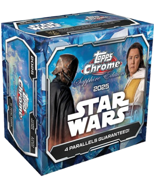 2025 Topps Star Wars Chrome Sapphire Edition Box
