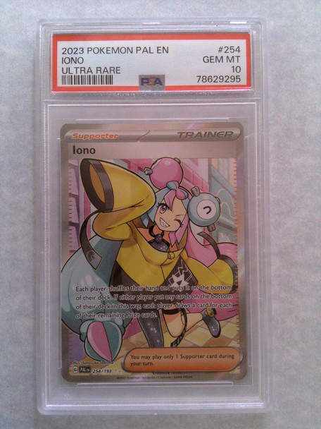 Pokemon PSA 10 Iono Paldea Evolved UR 254/193