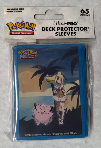 Ultra Pro Lillie's Clefairy Deck Protector Sleeves 65ct Standard Size