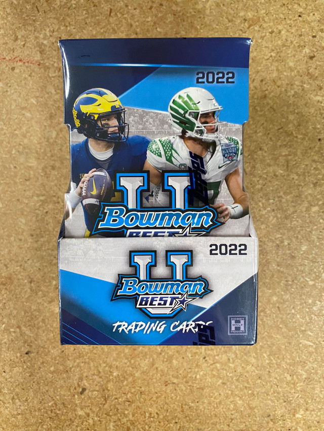 202223 Bowman University Best Football Hobby Box Card Exchange Sports