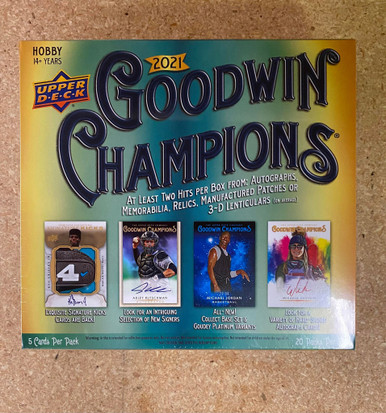 2021 Upper Deck Goodwin Champions Hobby Box - Card Exchange