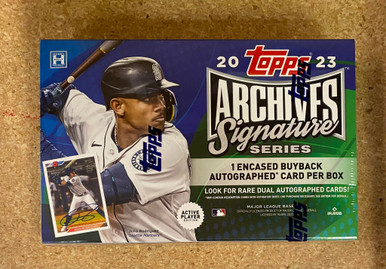 マルチボーダーシリーズ 未開封BOX 2箱 2023 Topps Archives Signature