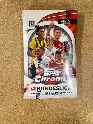 2022/23 Topps Chrome Bundesliga Soccer Hobby Box - Card 