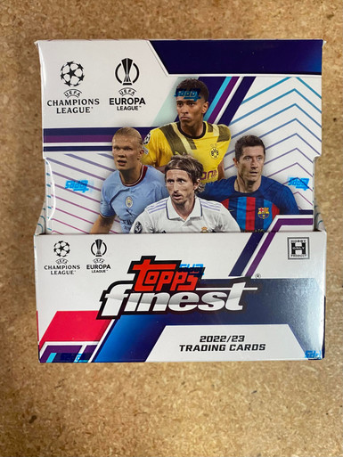 2022/23 Topps UEFA Club Competitions Finest Soccer Hobby Box