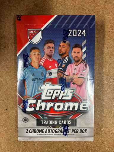 2024 Topps Chrome MLS Soccer Hobby Box