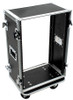 OSP RC16U-12 16-Space ATA Rack Case, 12" Deep with Casters