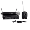 Shure SLXD124/85 Combo System with Bodypack, Receiver, SM58, WL185