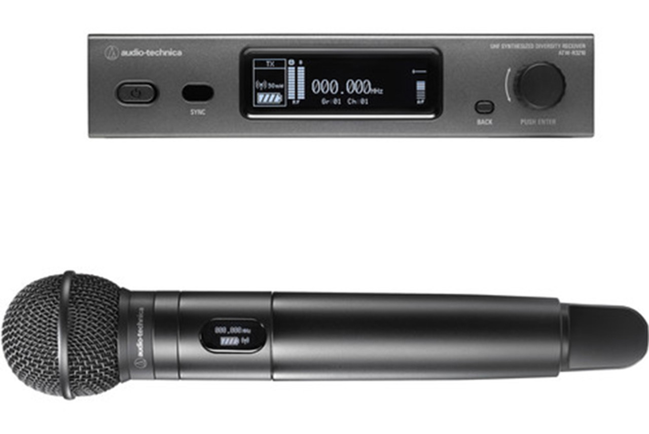 Audio-Technica ATW-R3210 Receiver and ATW-T3202 Handheld Transmitter with  ATW-C510 Cardioid Dynamic Mic Capsule