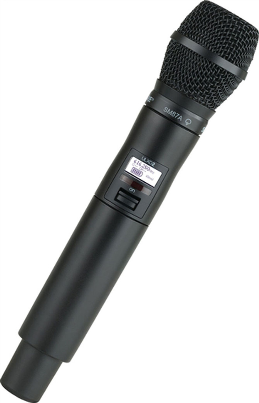 Shure ULXD2/SM87 Digital Wireless Handheld Transmitter - ProAudio.com